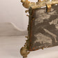 Antique Brass Rectangular Standing Mirror with Fancy Floral Designs