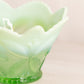 Antique Green Opalescent Bowl with Fancy Designs