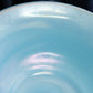 Antique Northwood Glass Rainbow Collection Large Light Blue Iridescent Glass Bowl