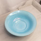 Antique Northwood Glass Rainbow Collection Large Light Blue Iridescent Glass Bowl