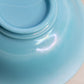 Antique Northwood Glass Rainbow Collection Large Light Blue Iridescent Glass Bowl