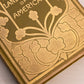 Antique Olive Green & Gold Historic Landmarks of America Book