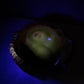 Vintage Amberina Glass Comet in The Stars Bowl with Sawtooth Edge (Glows)