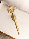 Brass Palm Tree Taper Candle Holder Sconce