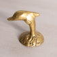 Extra Small Mini Brass Dolphin Figurine