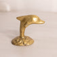 Extra Small Mini Brass Dolphin Figurine