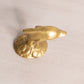 Extra Small Mini Brass Dolphin Figurine