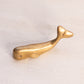 Extra Small Mini Brass Whale Figurine