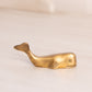 Extra Small Mini Brass Whale Figurine