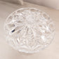 Medium Clear Crystal Footed Lidded Dish