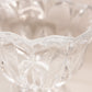 Medium Clear Crystal Footed Lidded Dish
