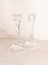 Medium Crystal Flower Candlestick
