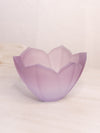Medium Lenox Glass Purple Satin Glass Flower Bowl