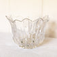 Medium Clear Crystal Tulip Flower Bowl