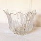 Medium Clear Crystal Tulip Flower Bowl