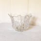 Medium Clear Crystal Tulip Flower Bowl