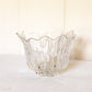 Medium Clear Crystal Tulip Flower Bowl