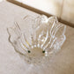 Medium Clear Crystal Tulip Flower Bowl