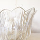 Medium Clear Crystal Tulip Flower Bowl