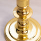Short Gold Tone Baldwin Brass Candlestick