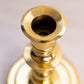 Short Gold Tone Baldwin Brass Candlestick
