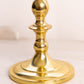 Short Gold Tone Baldwin Brass Candlestick