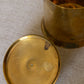 Small Plain Lidded Brass Cylindrical Canister