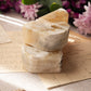 Cream and Beige Onyx Stone Fleur-De-Lis Bookends