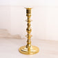 Tall Gold Tone Baldwin Brass Candlestick
