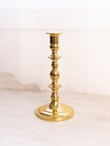 Tall Gold Tone Baldwin Brass Candlestick