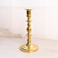 Tall Gold Tone Baldwin Brass Candlestick