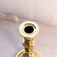 Tall Gold Tone Baldwin Brass Candlestick