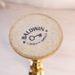 Tall Gold Tone Baldwin Brass Candlestick