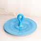 Vintage Blue Milk Glass Tidbit Tray