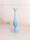 Vintage Blue Opaline Glass Bud Vase