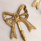 Vintage Brass Bow Hook