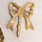 Vintage Brass Bow Hook