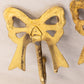 Vintage Brass Bow Hook