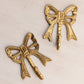 Vintage Brass Bow Hook