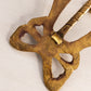 Vintage Brass Bow Hook (Missing Ring on Back)