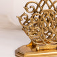 Vintage Brass Letter Holder with Fancy Designs