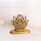 Vintage Brass Letter Holder with Fancy Designs