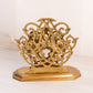 Vintage Brass Letter Holder with Fancy Designs