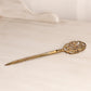 Vintage Brass Letter Opener with Fancy Design on Top