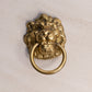 Vintage Brass Lion Head Drawer Handle Pull