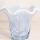 Vintage Duncan & Miller Glass Small Canterbury Blue Opalescent Vase