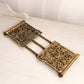 Vintage Fancy Brass Floral Extendable Book Rack