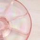 Vintage Fenton Glass Velva Rose Pink Iridescent Stretch Glass Salver Plate