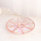 Vintage Fenton Glass Velva Rose Pink Iridescent Stretch Glass Salver Plate