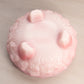 Vintage Fenton Medium Pink Rosalene Glass 3-Toed Water Lily Bowl